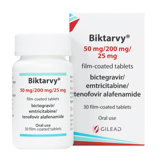 bictegravir/emtricitabine/tenofovir alafenamide(Biktarvy)